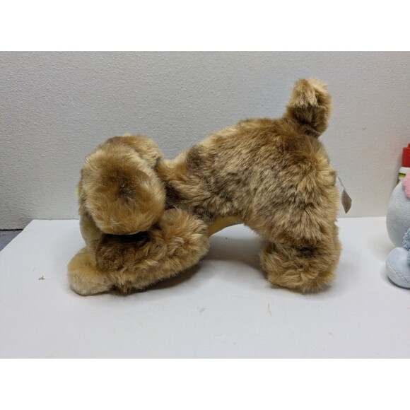 Animal Alley Toys R Us Darby Brown Tan Big Ears Stuffed Plush Puppy Brown 9" - Picture 3 of 7